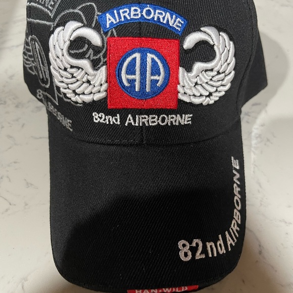 82nd Airborne Division Cap Black never worn brand new - Picture 2 of 6